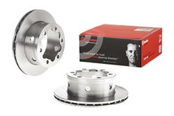 Brake Rotor, Brembo, Vented, Solid Surface, 11.22 in. Diameter, Iron, UV-Coated, Dodge, Each