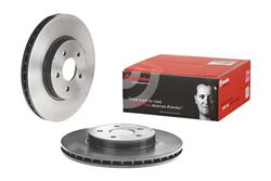 Brake Rotor, Brembo, Vented, Solid Surface, 11.81 in. Diameter, Iron, UV-Coated, Jaguar, Each