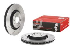 Brake Rotor, Brembo, Vented, Slotted Surface, 13.98 in. Diameter, Iron, UV-Coated, Aston Martin, Each