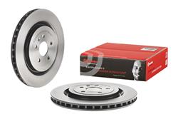 Brake Rotor, Brembo, Vented, Solid Surface, 12.8 in. Diameter, Iron, UV-Coated, Ford, Each