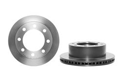 Brake Rotor, Brembo, Vented, Solid Surface, 12.84 in. Diameter, Iron, UV-Coated, Ford, Each