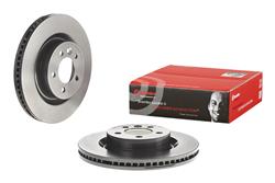 Brake Rotor, Brembo, Vented, Solid Surface, 13.27 in. Diameter, Iron, UV-Coated, Land Rover, Each