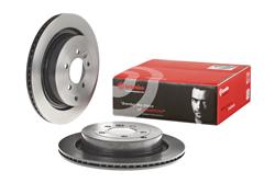 Brake Rotor, Brembo, Vented, Solid Surface, 13.78 in. Diameter, Iron, UV-Coated, Land Rover, Each