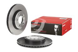 Brake Rotor, Brembo, Vented, Solid Surface, 12.8 in. Diameter, Iron, UV-Coated, BMW, Each