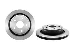Brake Rotor, Brembo, Vented, Solid Surface, 13.86 in. Diameter, Iron, UV-Coated, Chrysler, Each