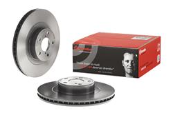 Brake Rotor, Brembo, Vented, Solid Surface, 11.54 in. Diameter, Iron, UV-Coated, Saab, Each