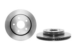 Brake Rotor, Brembo, Vented, Solid Surface, 13.23 in. Diameter, Iron, UV-Coated, Chrysler, Each