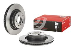 Brake Rotor, Brembo, Vented, Solid Surface, 13.54 in. Diameter, Iron, UV-Coated, Land Rover, Each