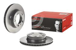 Brake Rotor, Brembo, Vented, Solid Surface, 11.73 in. Diameter, Iron, UV-Coated, Porsche, Each