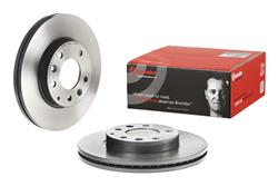 Brake Rotor, Brembo, Vented, Solid Surface, 10.77 in. Diameter, Iron, UV-Coated, Mazda, Each