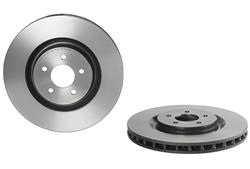 Brake Rotor, Brembo, Vented, Solid Surface, 13.98 in. Diameter, Iron, UV-Coated, Ford, Each