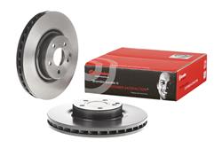 Brake Rotor, Brembo, Vented, Solid Surface, 12.99 in. Diameter, Iron, UV-Coated, Mercedes-Benz, Each