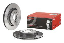 Brake Rotor, Brembo, Vented, Solid Surface, 12.13 in. Diameter, Iron, UV-Coated, Volvo, Each