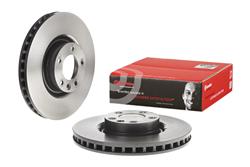 Brake Rotor, Brembo, Vented, Solid Surface, 14.49 in. Diameter, Iron, UV-Coated, Porsche, Each