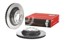 Brake Rotor, Brembo, Vented, Solid Surface, 14.1 in. Diameter, Iron, UV-Coated, Porsche, Each