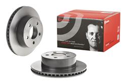 Brake Rotor, Brembo, Vented, Solid Surface, 11.02 in. Diameter, Iron, UV-Coated, Jeep, Each