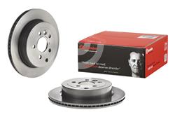 Brake Rotor, Brembo, Vented, Solid Surface, 11.89 in. Diameter, Iron, UV-Coated, Land Rover, Each