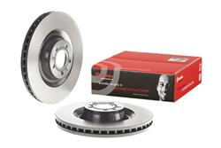 Brake Rotor, Brembo, Vented, Solid Surface, 14.17 in. Diameter, Iron, UV-Coated, Audi, Each