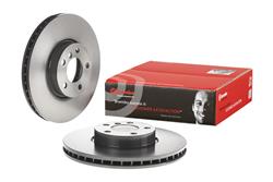 Brake Rotor, Brembo, Vented, Solid Surface, 13.07 in. Diameter, Iron, UV-Coated, BMW, Each