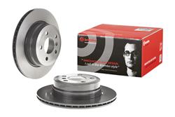 Brake Rotor, Brembo, Vented, Solid Surface, 12.6 in. Diameter, Iron, UV-Coated, BMW, Each