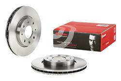 Brake Rotor, Brembo, Vented, Solid Surface, 10.83 in. Diameter, Iron, UV-Coated, for Kia, Each