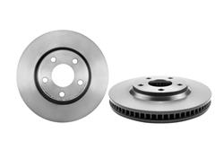 Brake Rotor, Brembo, Vented, Solid Surface, 11.93 in. Diameter, Iron, UV-Coated, Buick, Each
