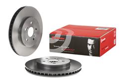 Brake Rotor, Brembo, Vented, Solid Surface, 12.56 in. Diameter, Iron, UV-Coated, Lexus, Each