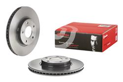 Brake Rotor, Brembo, Vented, Solid Surface, 11.61 in. Diameter, Iron, UV-Coated, for Infiniti, Each