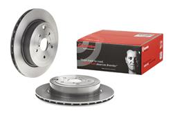Brake Rotor, Brembo, Vented, Solid Surface, 12.44 in. Diameter, Iron, UV-Coated, Subaru, Each