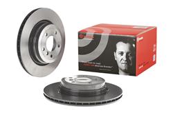 Brake Rotor, Brembo, Vented, Solid Surface, 13.23 in. Diameter, Iron, UV-Coated, BMW, Each