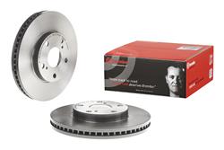 Brake Rotor, Brembo, Vented, Solid Surface, 10.83 in. Diameter, Iron, UV-Coated, Lexus, Each