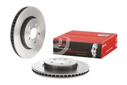 Brake Rotor, Brembo, Vented, Solid Surface, 13.58 in. Diameter, Iron, UV-Coated, Chrysler, Each
