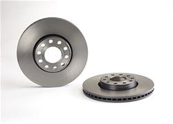 Brake Rotor, Brembo, Vented, Solid Surface, 11.34 in. Diameter, Iron, UV-Coated, Volkswagen, Each