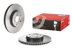 Brake Rotor, Brembo, Vented, Solid Surface, 10.83 in. Diameter, Iron, UV-Coated, Scion, Each