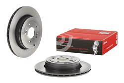 Brake Rotor, Brembo, Vented, Solid Surface, 12.99 in. Diameter, Iron, UV-Coated, for Hyundai, Each