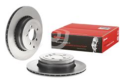 Brake Rotor, Brembo, Vented, Solid Surface, 14.37 in. Diameter, Iron, UV-Coated, Land Rover, Each