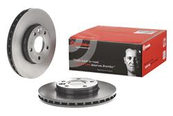 Brake Rotor, Brembo, Vented, Solid Surface, 10.95 in. Diameter, Iron, UV-Coated, Ford, Each