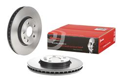 Brake Rotor, Brembo, Vented, Solid Surface, 12.64 in. Diameter, Iron, UV-Coated, Buick, Each