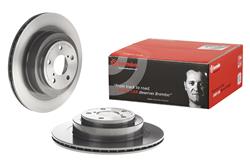 Brake Rotor, Brembo, Vented, Solid Surface, 11.42 in. Diameter, Iron, UV-Coated, Subaru, Each