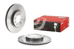 Brake Rotor, Brembo, Vented, Solid Surface, 11.42 in. Diameter, Iron, UV-Coated, Mazda, Each