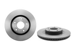 Brake Rotor, Brembo, Vented, Solid Surface, 11.65 in. Diameter, Iron, UV-Coated, for Infiniti, Each