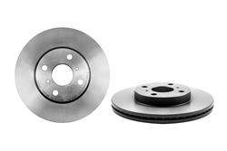 Brake Rotor, Brembo, Vented, Solid Surface, 10.04 in. Diameter, Iron, UV-Coated, Scion, Each