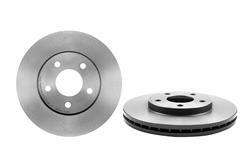 Brake Rotor, Brembo, Vented, Solid Surface, 10.87 in. Diameter, Iron, UV-Coated, Chevrolet, Each