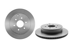 Brake Rotor, Brembo, Vented, Solid Surface, 12.13 in. Diameter, Iron, UV-Coated, for Nissan, Each