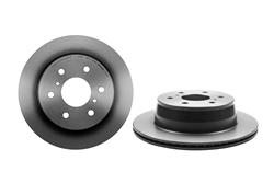 Brake Rotor, Brembo, Vented, Solid Surface, 13.58 in. Diameter, Iron, UV-Coated, Cadillac, Each