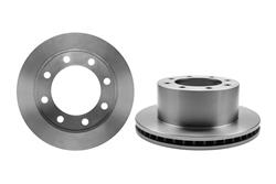 Brake Rotor, Brembo, Vented, Solid Surface, 13.39 in. Diameter, Iron, UV-Coated, Ford, Each