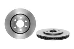 Brake Rotor, Brembo, Vented, Solid Surface, 11.65 in. Diameter, Iron, UV-Coated, for Nissan, Each