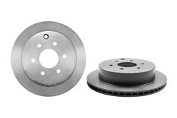 Brake Rotor, Brembo, Vented, Solid Surface, 11.26 in. Diameter, Iron, UV-Coated, for Nissan, Each