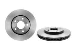 Brake Rotor, Brembo, Vented, Solid Surface, 11.65 in. Diameter, Iron, UV-Coated, For use on Honda®, Each