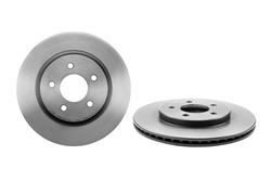 Brake Rotor, Brembo, Vented, Solid Surface, 11.81 in. Diameter, Iron, UV-Coated, Ford, Each